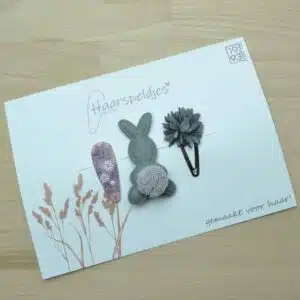 haaraccessoires Pasen, konijn haarspeldje