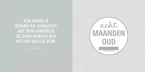 Lantaarn | Mijn eerst jaar invulboek invulling