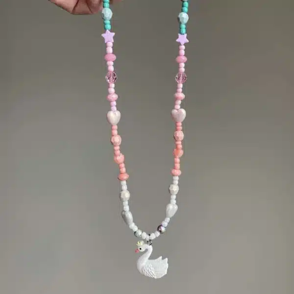 kleurrijke ketting Zwaan voor kinderen