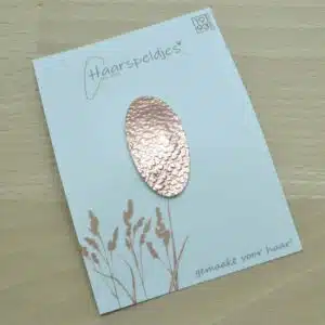 Roze antislip haarspeldje