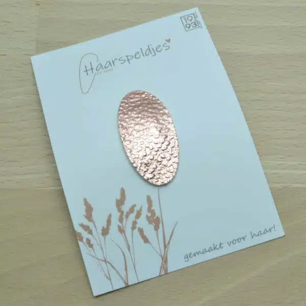 Roze antislip haarspeldje