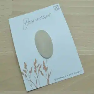 beige antislip haarspeldje