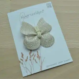 Luxe vlinder haarspeldjes by 1993 - leren vlinder haarspeldjes - haaraccessoire