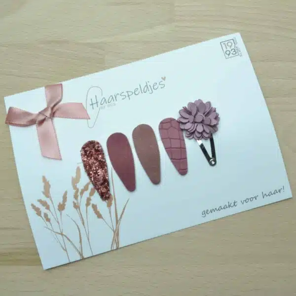 Haarspeldjes Juul by 1993 - paarse haarspeldjes - 5 stuks - haaraccessoire