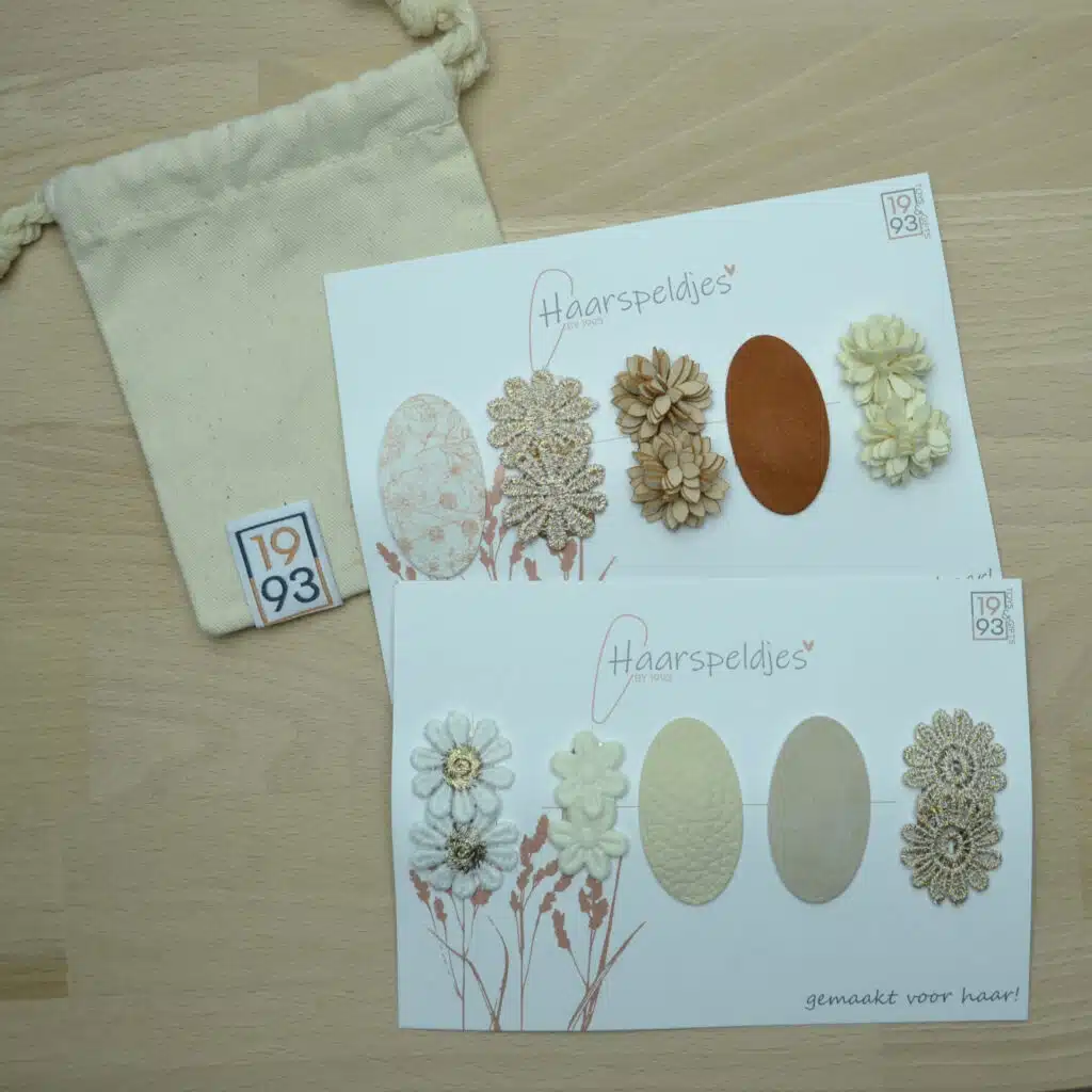 Babyhaarspeldjes antislip haarspeldjes Saar 10 stuks gratis opbergzakje