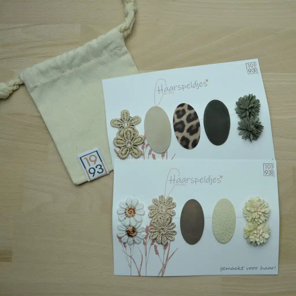 Babyhaarspeldjes antislip haarspeldjes Saar 10 stuks gratis opbergzakje