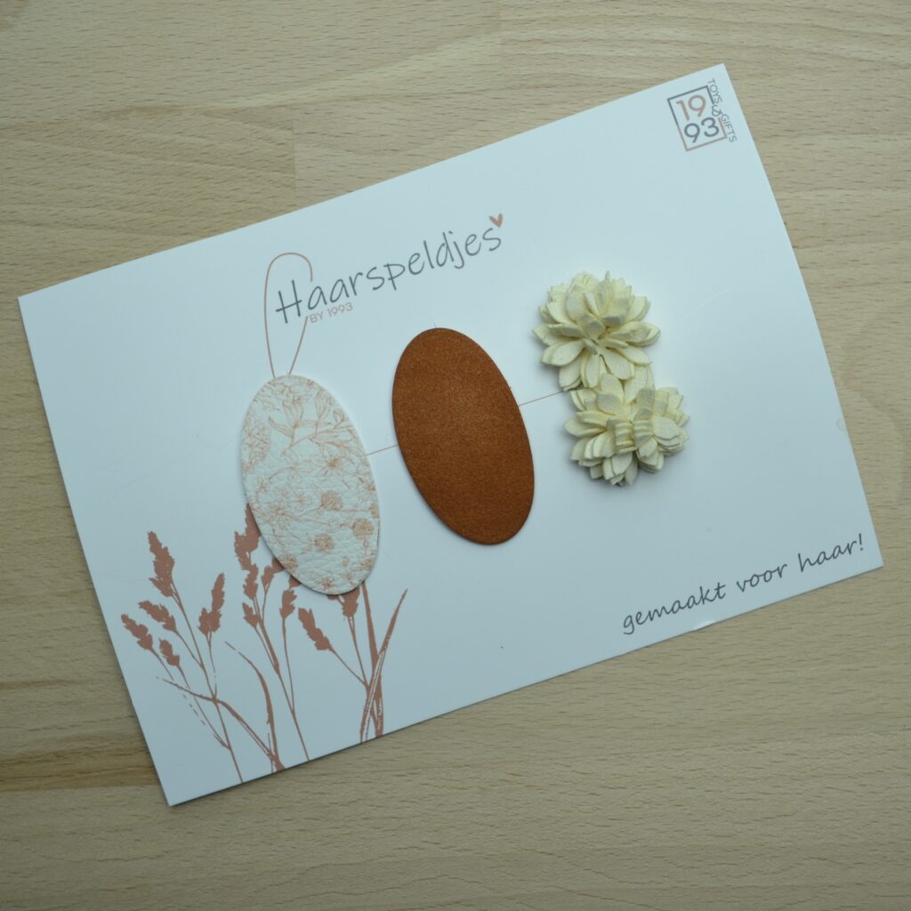 Babyhaarspeldjes antislip haarspeldjes Veerle 3 stuks