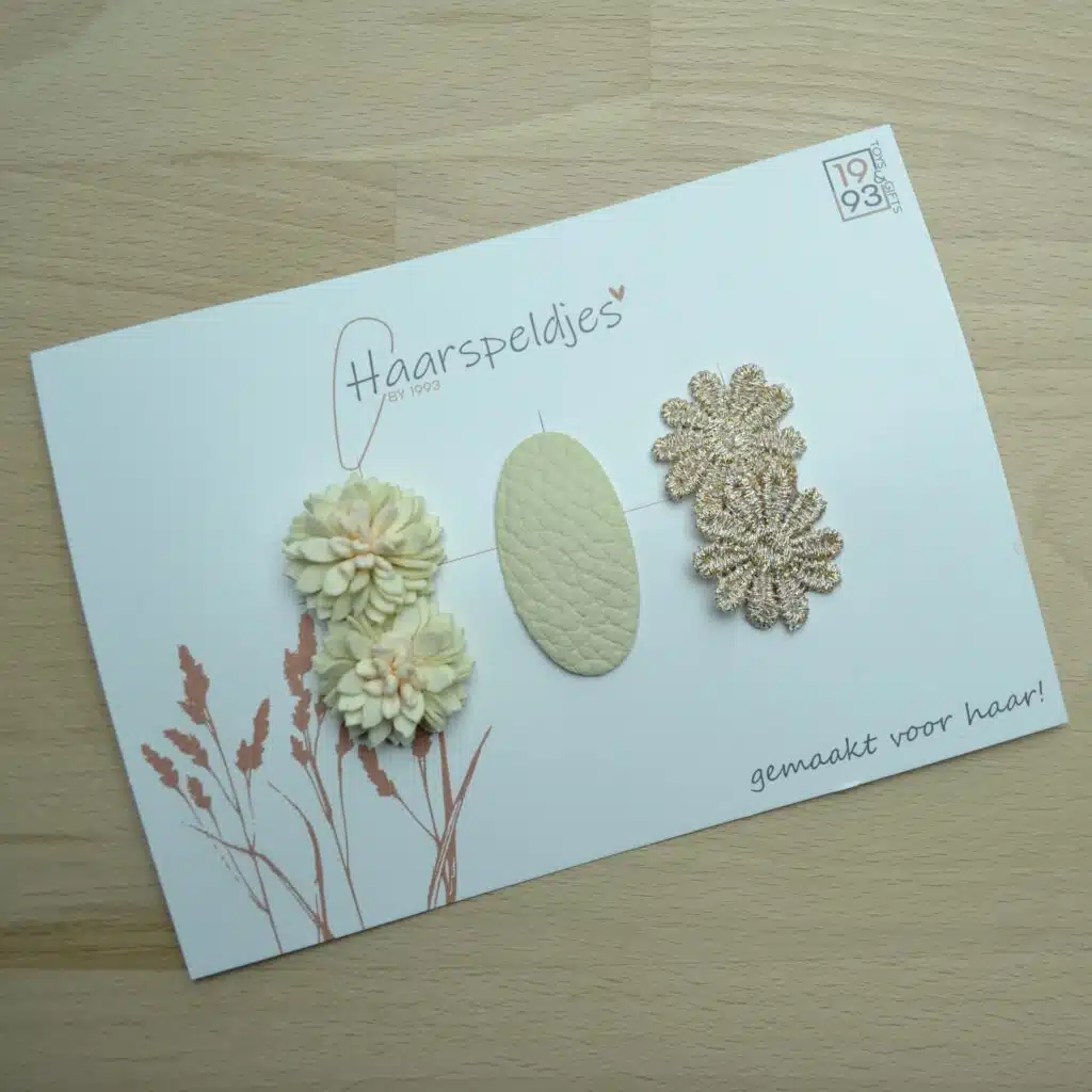 Babyhaarspeldjes antislip haarspeldjes Elisa 3 stuks