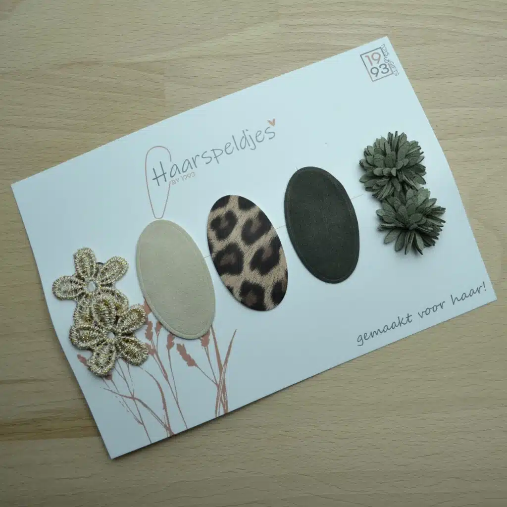Babyhaarspeldjes antislip haarspeldjes Fleur 5 stuks