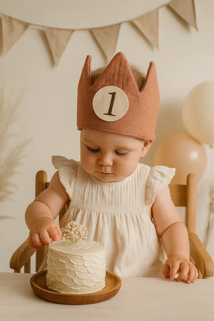 de roestkleurige verjaardagskroon