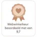 Webwinkelkeur beoordeeld met een 9,7