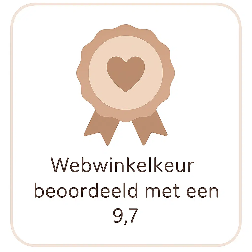 Webwinkelkeur beoordeeld met een 9,7