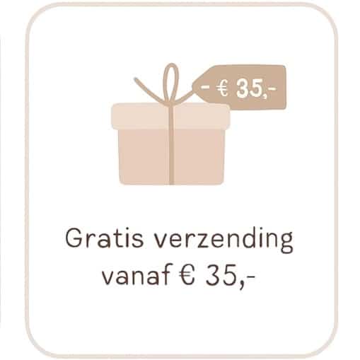 Gratis verzending vanaf 35,00